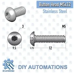 BHS M5x12-S (Button Head Screw) Image