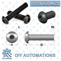 BHS M6x30 (Button Head Screw ) Image