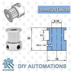 Pulley (10mm) 20T-6.35 Image