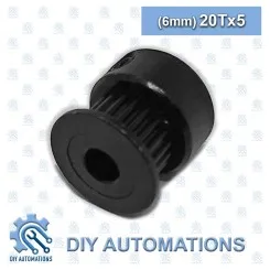 Pulley (6mm) 20T-5 Black Image