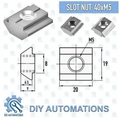 Slot Nut 40xM5 Image