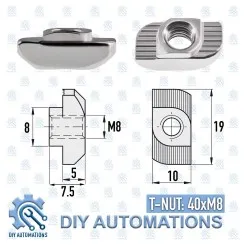 T-NUT 40xM8 Image